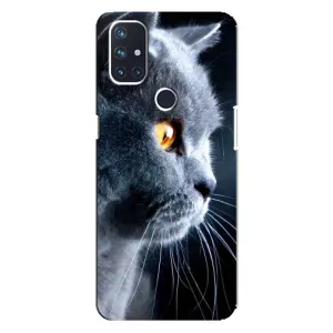 Чехлы с Котиками для OnePlus Nord N100 (VPrint) (Серый Кот)