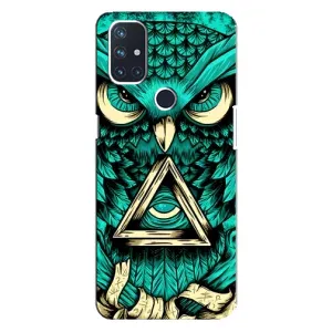 Чехол с птицами на OnePlus Nord N100 (VPrint) (Сова с глазом)