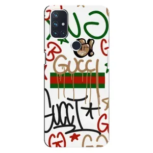 Брендновые Чехлы для OnePlus Nord N100 - (PREMIUMPrint) (Стиль GUUCI)