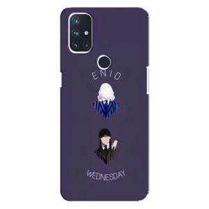 Чехлы Венсдей на OnePlus Nord N100 Уэнсдей (AlphaPrint) (Уэнздей и подруга)