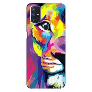 Чехол со Львом для OnePlus Nord N100 (VPrint) (Яркий Лев)