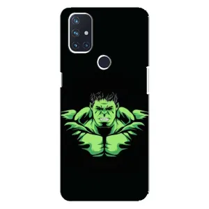 Чехлы с героями Марвел OnePlus Nord N100 (VPrint) (Зелёный Халк)