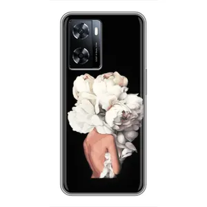 Чехлы (ART) Цветы на OnePlus Nord N20 SE (VPrint) (Белые цветы)