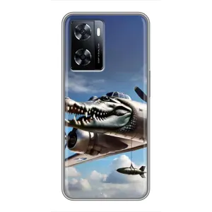 Чехол с мемом Тралалело тралала на OnePlus Nord N20 SE (Бомбардиро крокодило)