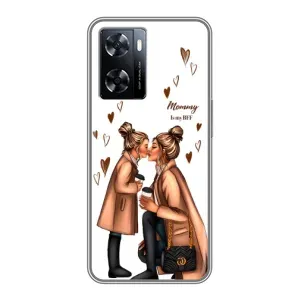 Чехол с печатью для OnePlus Nord N20 SE - (Мама с ребенком) (AlphaPrint) (Дочка и мама)