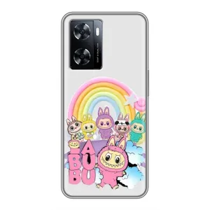 Чехол с Лабубу на OnePlus Nord N20 SE (Фон Лабубу)