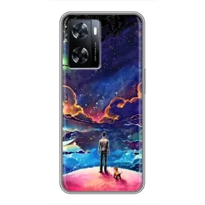 Космічні Чохли для OnePlus Nord Н20 СЕ (VPrint) (Вид Галактики)