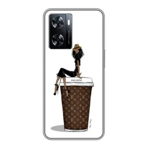 Чехлы Луи Витон для OnePlus Nord N20 SE (AlphaPrint - LOUIS VUITTON) (кофе LOUIS VUITTON)