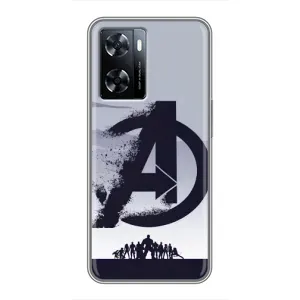 Чехлы с героями Марвел OnePlus Nord N20 SE (VPrint) (Команда А)