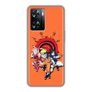 Naruto Anime Чехлы для ВанПлас Норд 20СЕ (AlphaPrint) (команда Наруто)