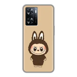 Чехол с Лабубу на OnePlus Nord N20 SE (Bored Ape в красном)