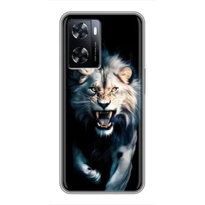 Чехол с картинкой «Хищники» для OnePlus Nord N20 SE (Лев в темноте)