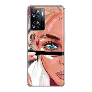 Чехол с печатью для OnePlus Nord N20 SE - (Мода) (AlphaPrint) (Макияж)