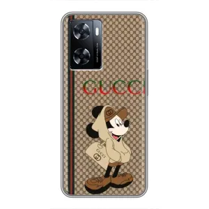 Чехлы ГУЧЧИ для ВанПлас Норд 20СЕ (AlphaPrint) (Mickey GUCCI)
