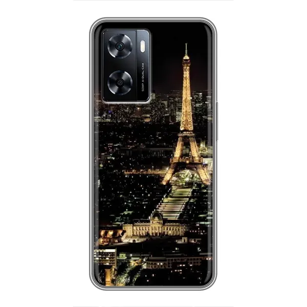Чехол с принтом «Ночной Париж» для OnePlus Nord N20 SE