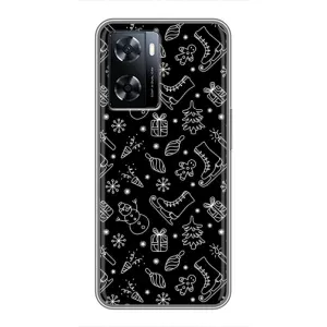 Новогодние, Праздничные Чехлы для OnePlus Nord N20 SE - 2024 год (Новогодний фон)