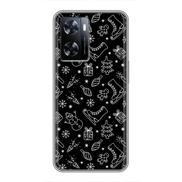 Чохол з принтом «Новорічний фон» для OnePlus Nord N20 SE