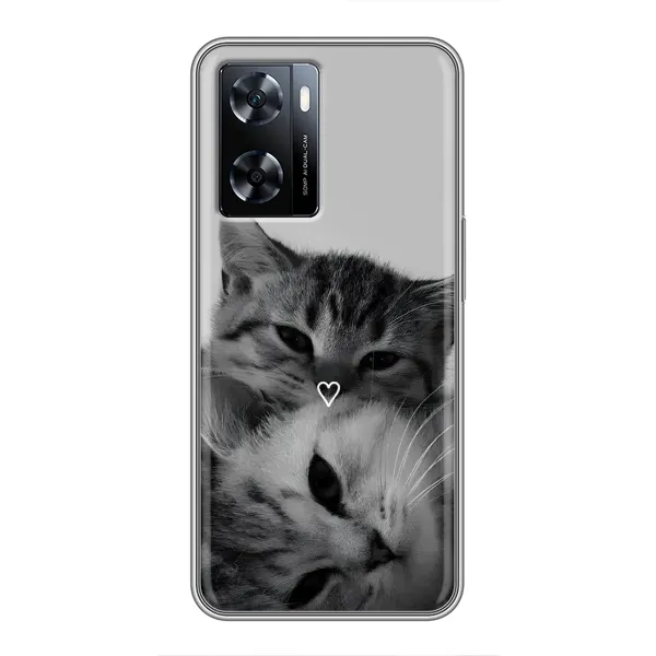Чехол с принтом «Пара котов» для OnePlus Nord N20 SE