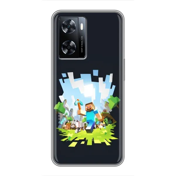 Чохол з принтом «персонажі Minecraft» для OnePlus Nord N20 SE Чохол з принтом «персонажі Minecraft» для OnePlus Nord N20 SE