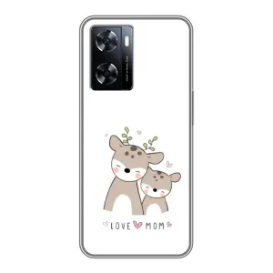 Чехлы для мамы на OnePlus Nord N20 SE (Оленята мама и малыш)