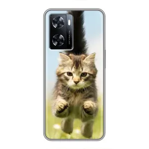 Чохли з Котиками для OnePlus Nord N20 SE (VPrint) (Прижок кота)
