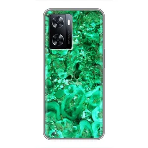 Мраморный чехол на OnePlus Nord N20 SE (VPrint) (Салатный Мрамор)