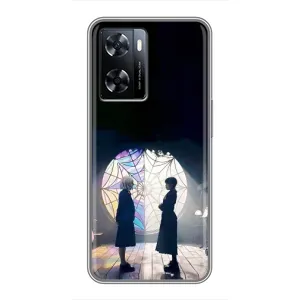 Чехлы Венсдей на OnePlus Nord N20 SE Уэнсдей (AlphaPrint) (Уэнздей и Инид)