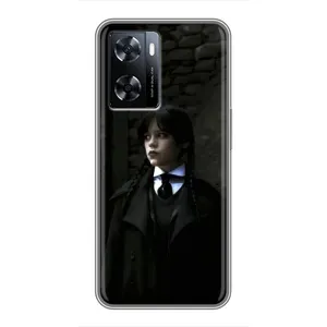 Чехол с дизайном Венздей 2 на OnePlus Nord N20 SE (Темный стиль Уэнздей)