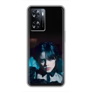 Чехлы Венсдей на OnePlus Nord N20 SE Уэнсдей (AlphaPrint) (взгляд Уэнздей)