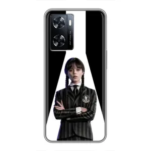 Чехлы Венсдей на OnePlus Nord N20 SE Уэнсдей (AlphaPrint) (W-Wednesday)
