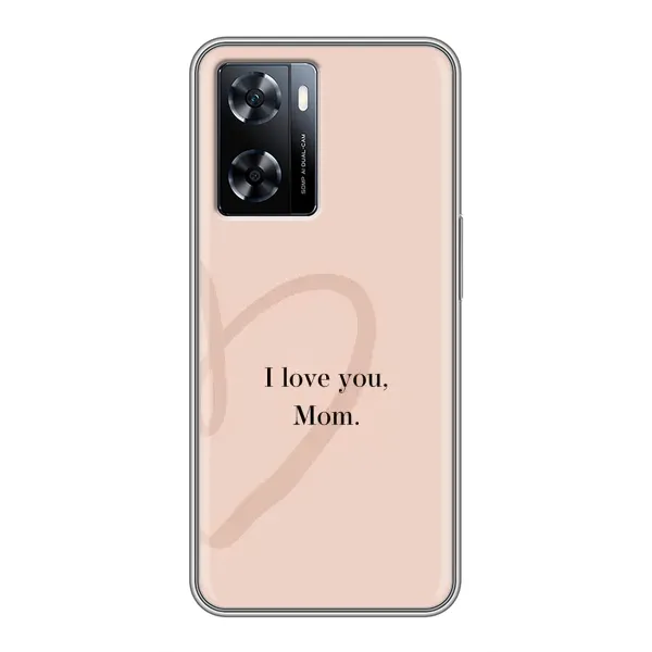 Чехол с принтом «Сердце маме» для OnePlus Nord N20 SE Чехол с принтом «Сердце маме» для OnePlus Nord N20 SE