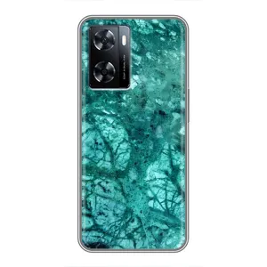 Мраморный чехол на OnePlus Nord N20 SE (VPrint) (Зеленый мрамор)
