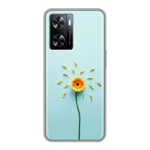 Чехлы с Цветами для OnePlus Nord N20 SE (VPrint) (Желтый цветок)