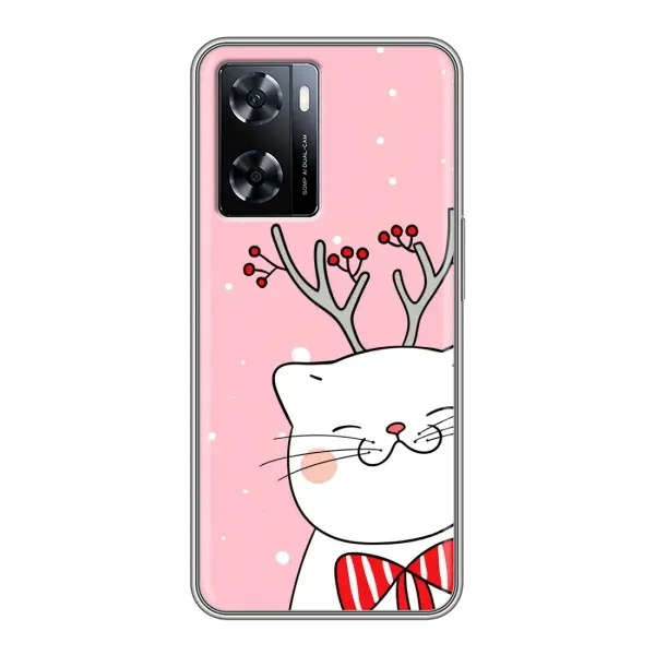 Чохол з принтом «Зимовий кіт» для OnePlus Nord N20 SE