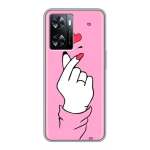 Чехол с принтом для OnePlus Nord N20 SE (AlphaPrint - Знак сердечка) (Знак Love)