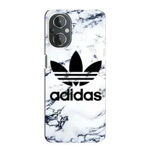 Чехлы Адидас для OnePlus Nord N20 (AlphaPrint) (Адидас на мраморе)