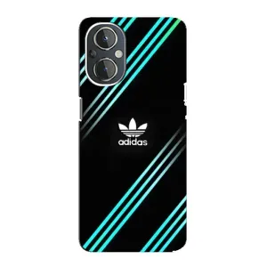 Чехлы Адидас для OnePlus Nord N20 (AlphaPrint) (Адидас с полосами)