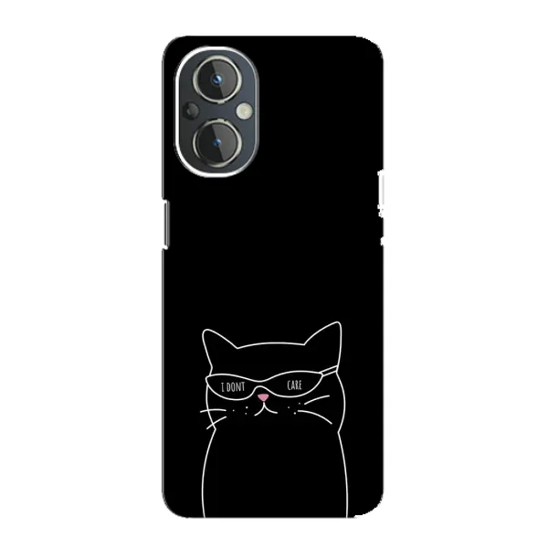 Чехол с принтом «Равнодушный кот» для OnePlus Nord N20