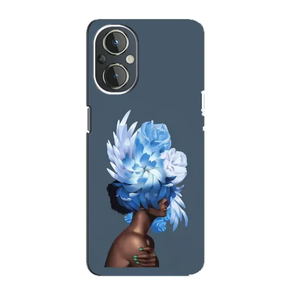 Чехол с принтом «Цветы на голове» для OnePlus Nord N20 Чехол с принтом «Цветы на голове» для OnePlus Nord N20