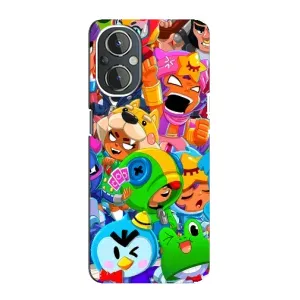 Чехол для OnePlus Nord N20 Бравл Старс (VPrint) (герои Бравл Старс)