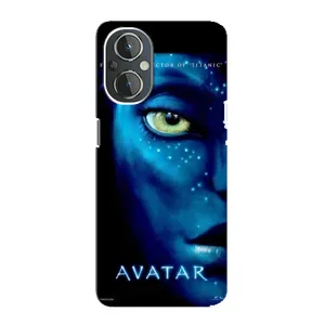 Чохли з фільму АВАТАР для OnePlus Nord N20 (AlphaPrint) (око Аватара)