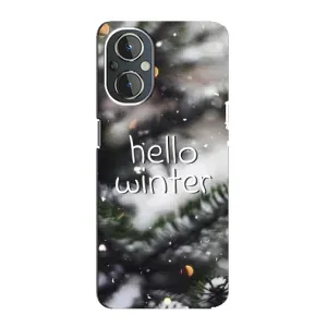 Новогодние, Праздничные Чехлы для OnePlus Nord N20 - 2024 год (Hello winter)