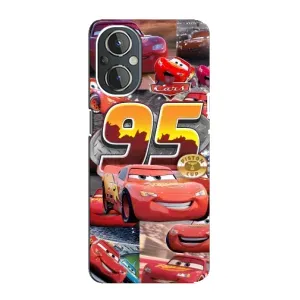 Силиконовый чехол Маквин для OnePlus Nord N20 (Коллаж Молния Маквин)