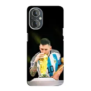 Чехлы для OnePlus Nord N20 (Leo чемпион) (AlphaPrint) (Кубок Месси)