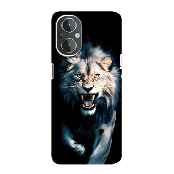 Чехол с принтом «Лев в темноте» для OnePlus Nord N20