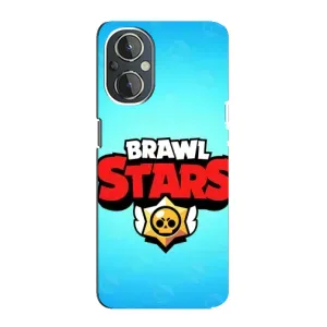 Чехлы Brawl Stars для OnePlus Nord N20 (AlphaPrint) (Лого Бравл Старс)