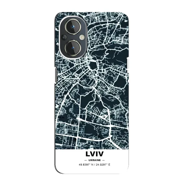 Чехол с принтом «Львов» для OnePlus Nord N20