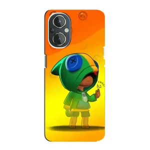 Чехол для OnePlus Nord N20 Бравл Старс (VPrint) (Мальчик Леон)
