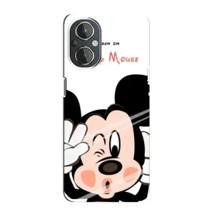 Эксклюзивный чехол для OnePlus Nord N20 (AlphaPrint - Мультяшные) (Маус Микки)