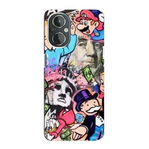 Чехлы с крутыми принтами для OnePlus Nord N20 - (PREMIUMPrint) (Monopoly man)